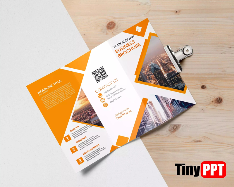 Google Slide Trifold Brochure Template