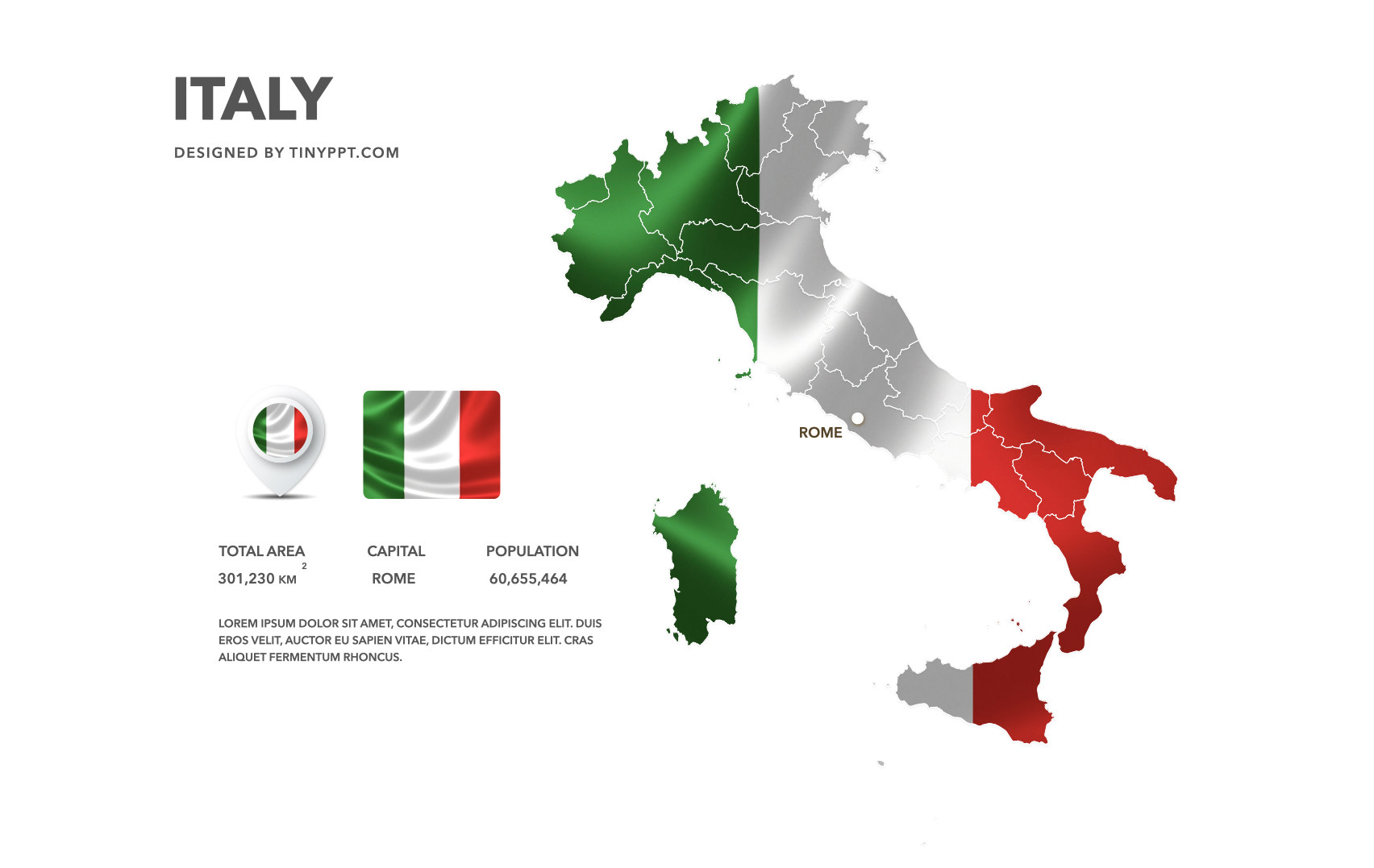 ITALY Population: 58 million Geographic size: 116,000 square miles - ppt  video online download