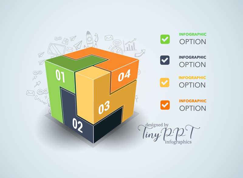 Box Relationship Infographic Concept Box Relationship Infographic Concept