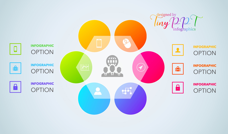 circle infographic powerpoint template