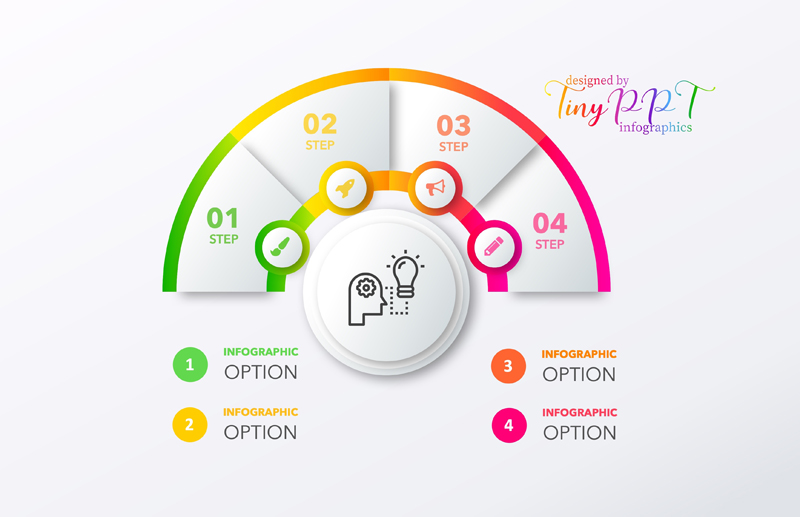 Fan Out Infographic Concept 4 Options Fan Out Infographic Concept 4 Options