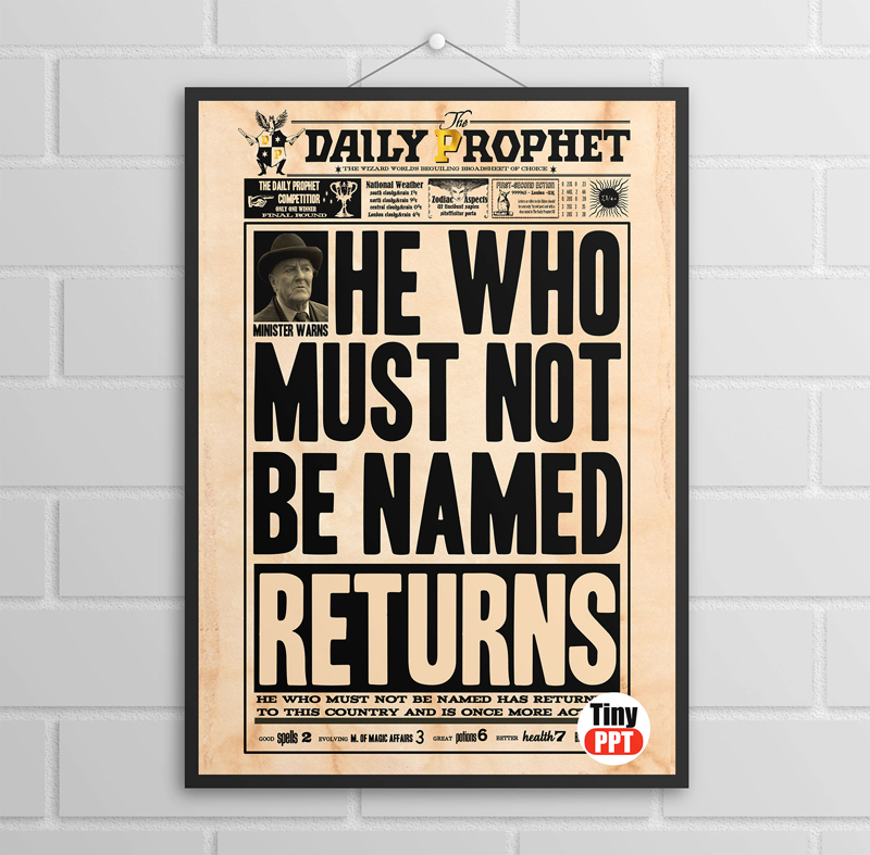 Printable Harry Potter Newspaper Template