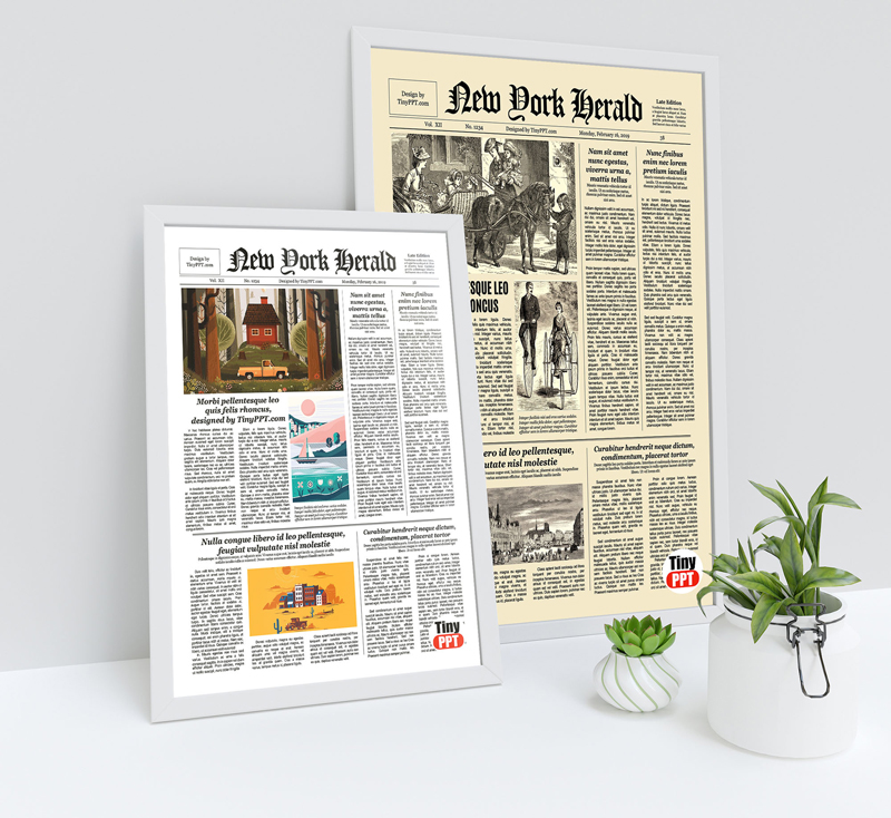 editable old newspaper template