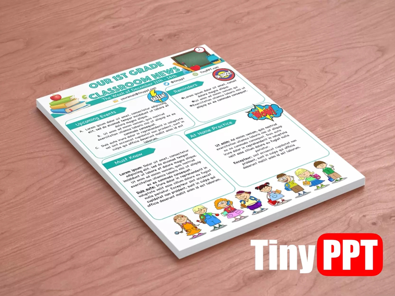 Editable Newsletter Templates For Education