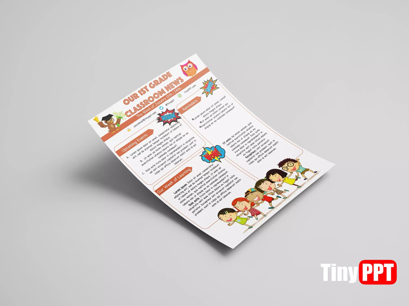 Editable Newsletter Templates For Education
