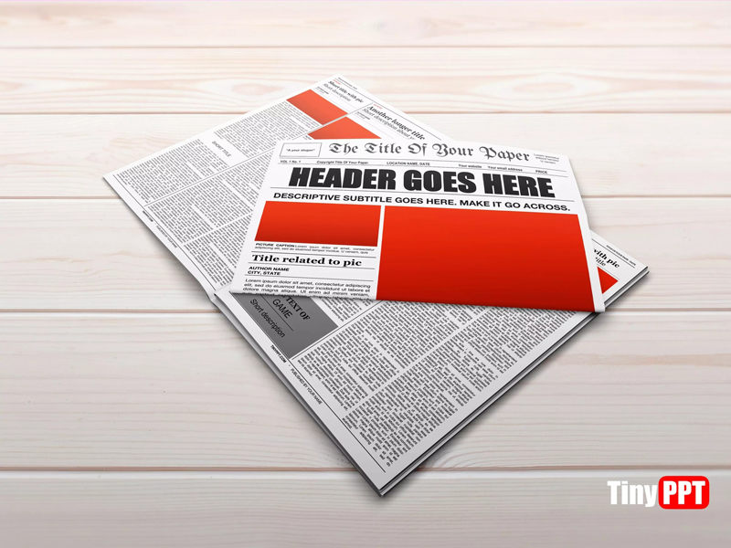 google slides old newspaper template