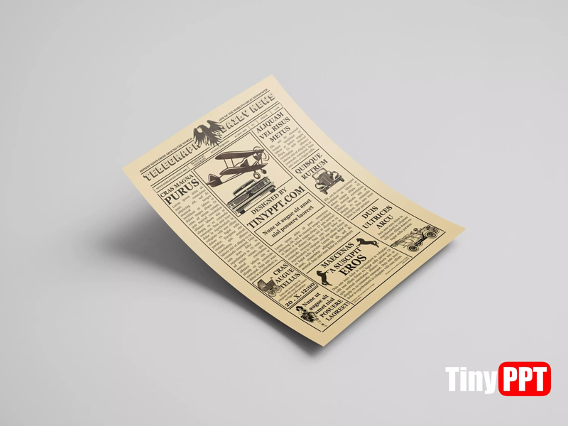Old Newspaper Template Word
