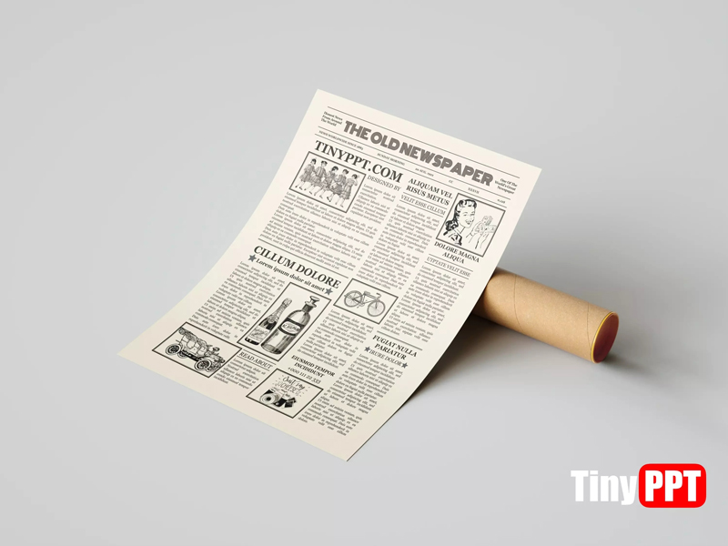 1920 newspaper template for word free