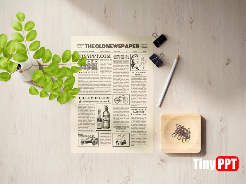 Newspaper Template Google Docs Download Tinyppt