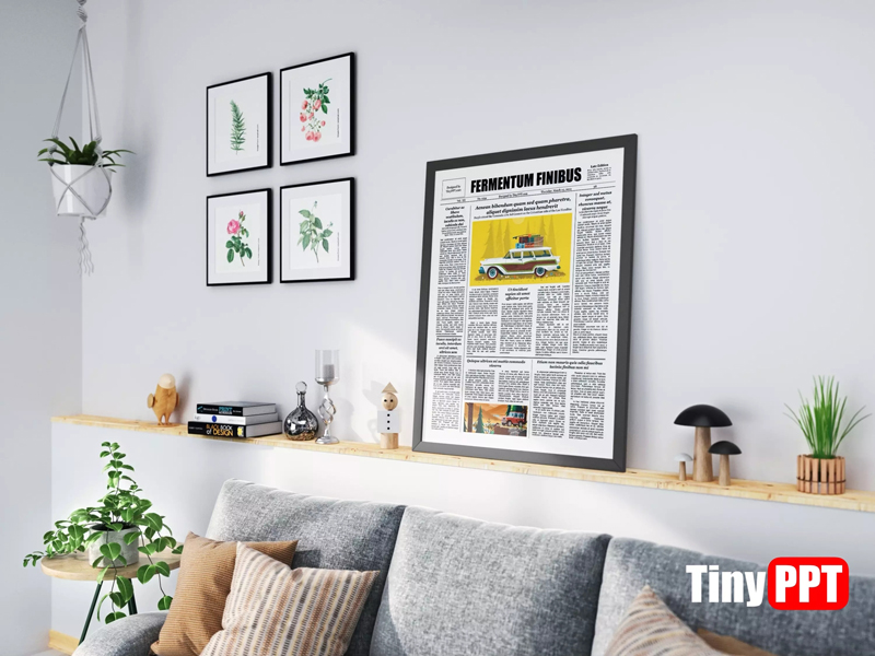 Modern Newspaper Template Google Slides