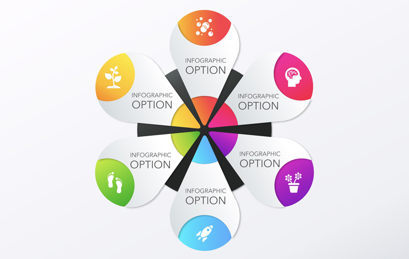3d-diagram-with-6-petals-for-powerpoint