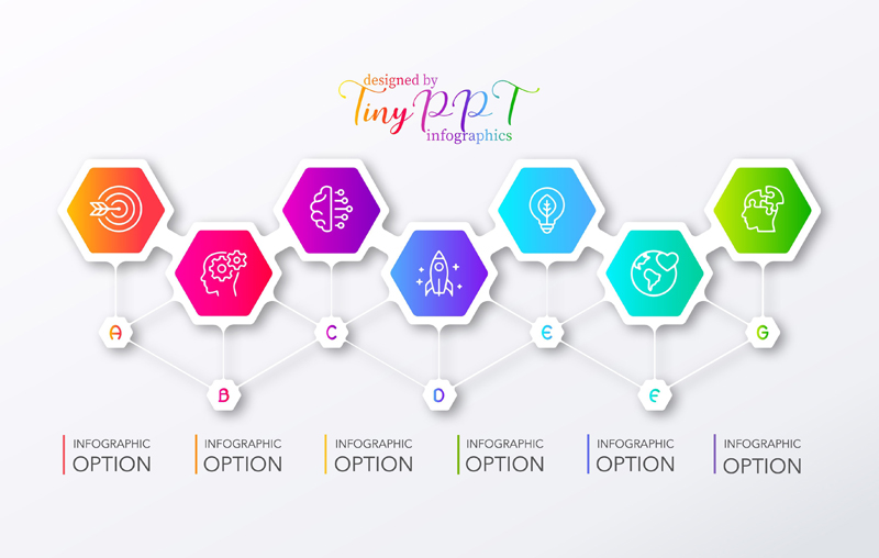 Curved Process Infographic PPT Curved Process Infographic PPT