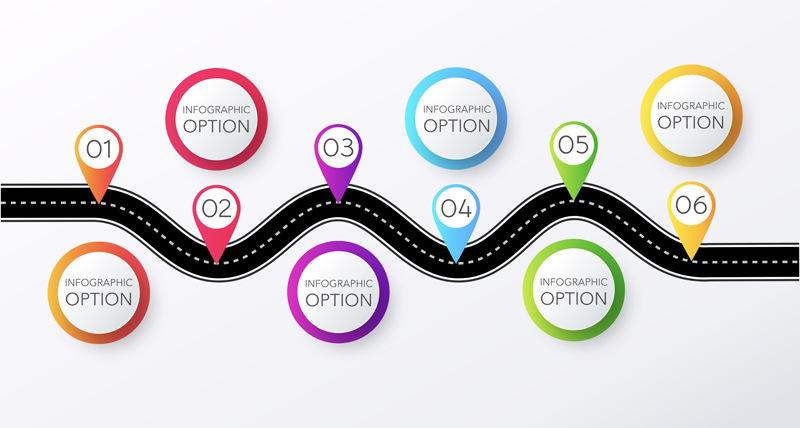 Numbering Process Infographic PPT