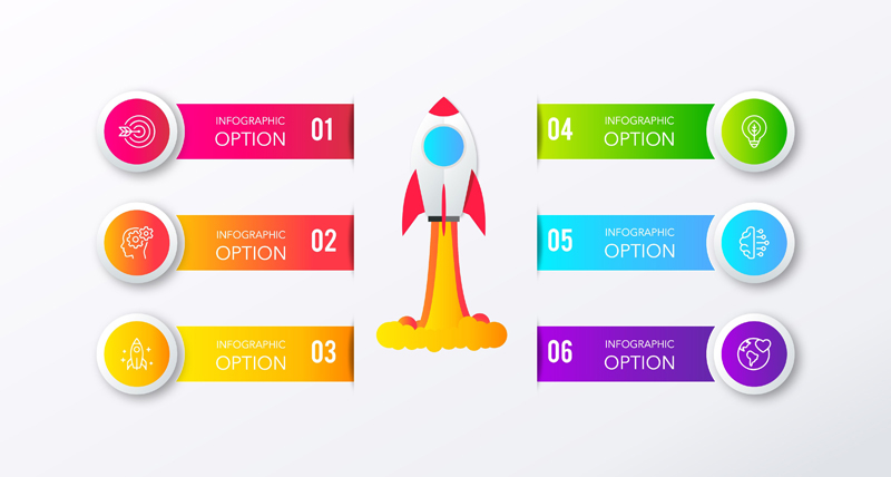 Rocket Process PowerPoint Template Rocket Process PowerPoint Template