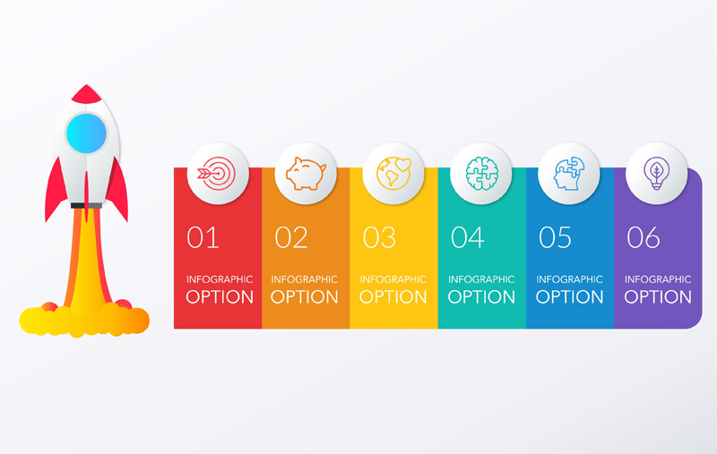 Rocket Process PowerPoint Template Rocket Process PowerPoint Template