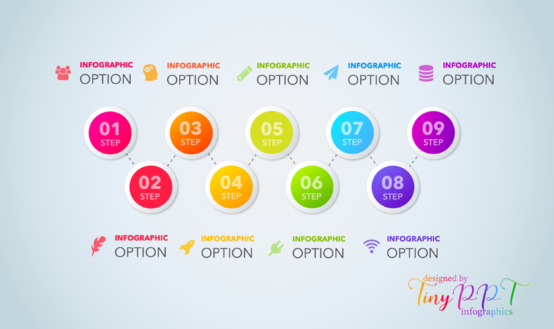 Timeline Zigzag Infographic Concept Timeline Zigzag Infographic Concept