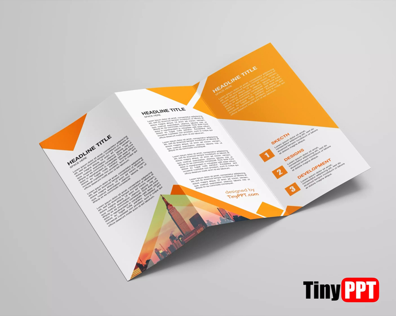 Three Fold Brochure Template Google Slides