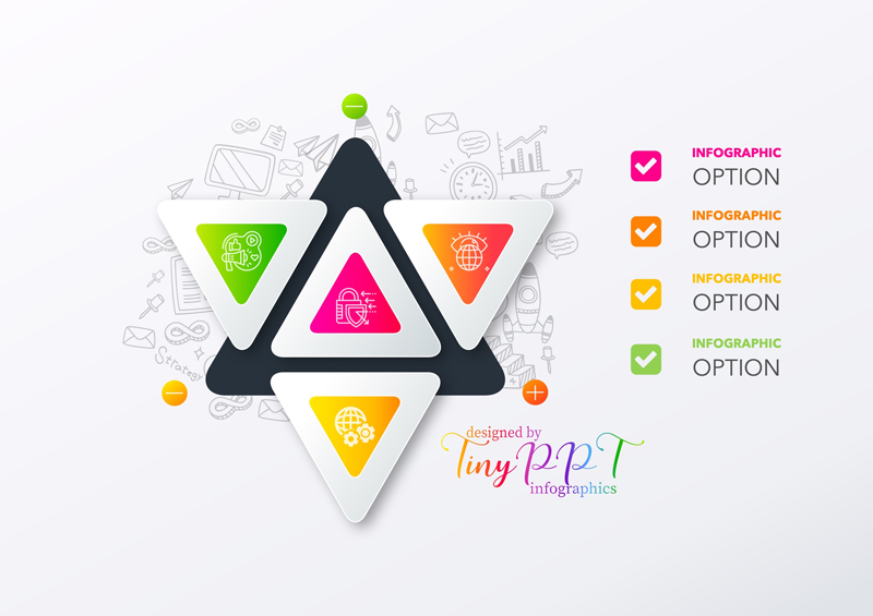 Triangle Relationship Infographic Concept Triangle Relationship Infographic Concept